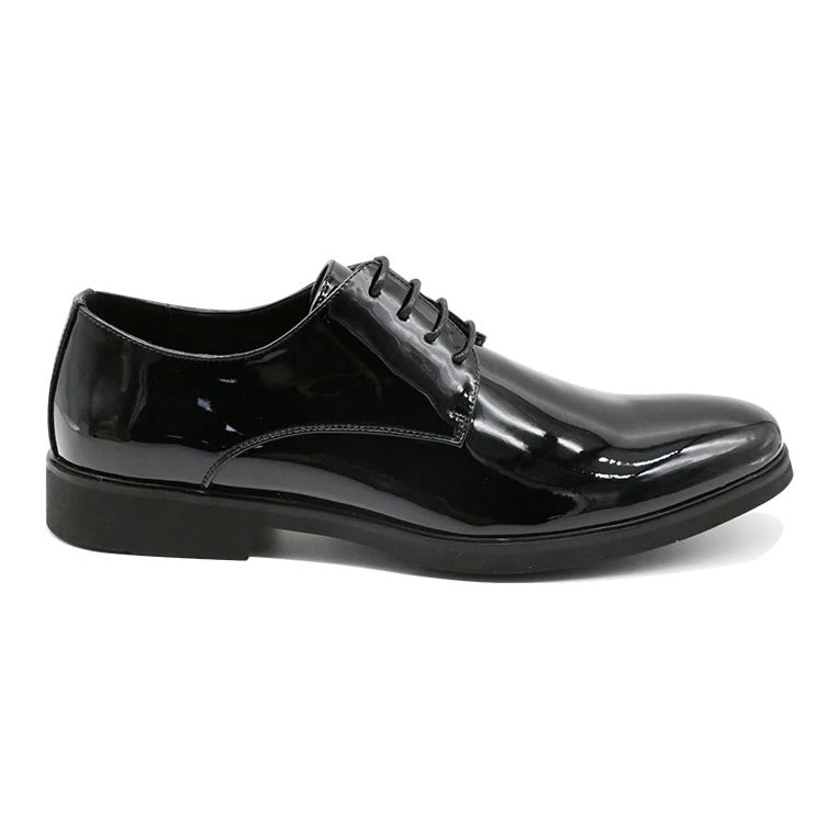 2H #110-100 Shining Black Classic Shoes