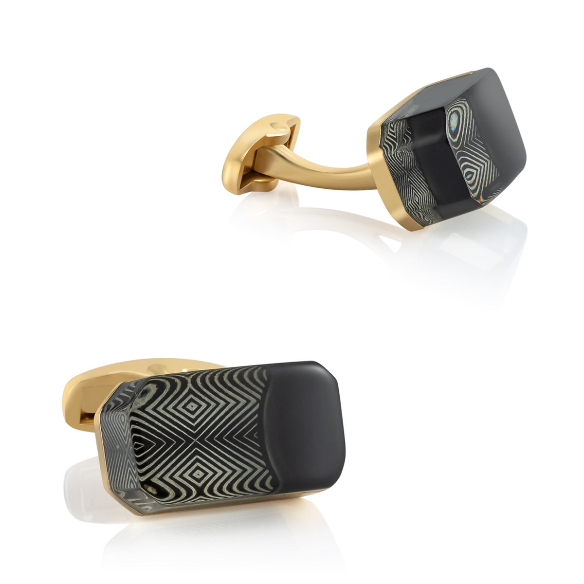 2H Gold Cufflinks