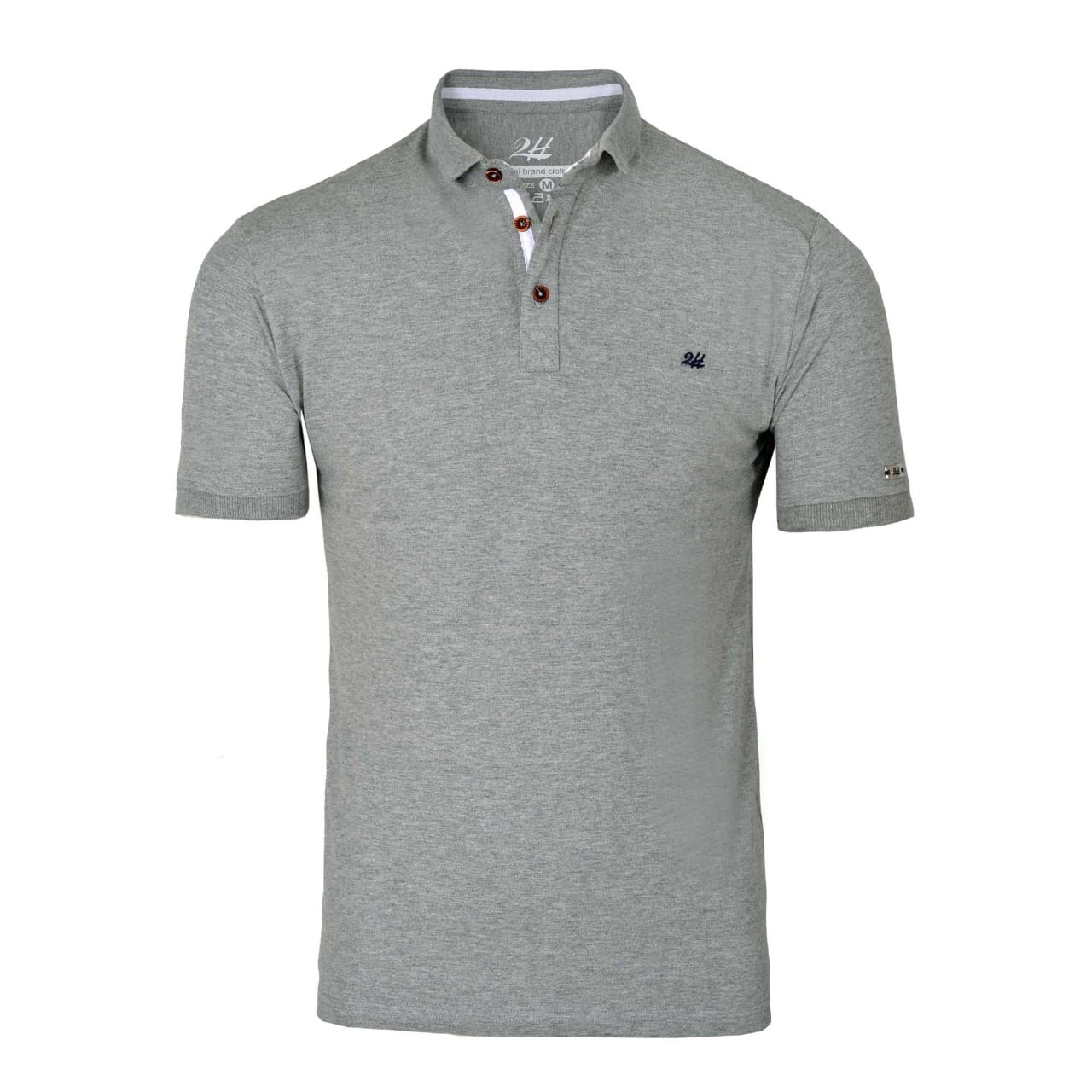 2H #77032 Grey Polo T-shirt