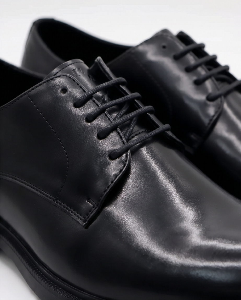 2H #2102 6001 1354 Black Formal shoes