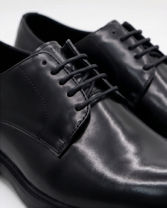 2H #2102 6001 1354 Black Formal shoes