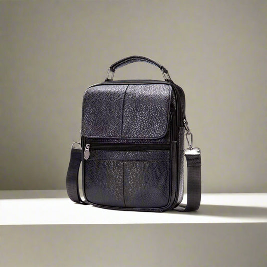 2H #6037 Genuine leather Shoulder messenger bag