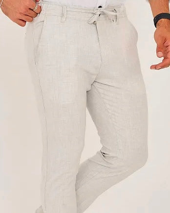 2H Light Beige Pant with rope