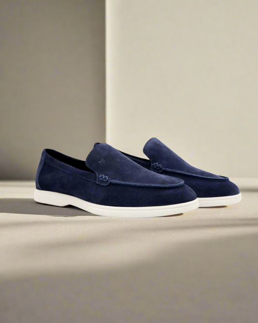 2H #2512 1035 1312 Genuine Leather Navy Casual shoes