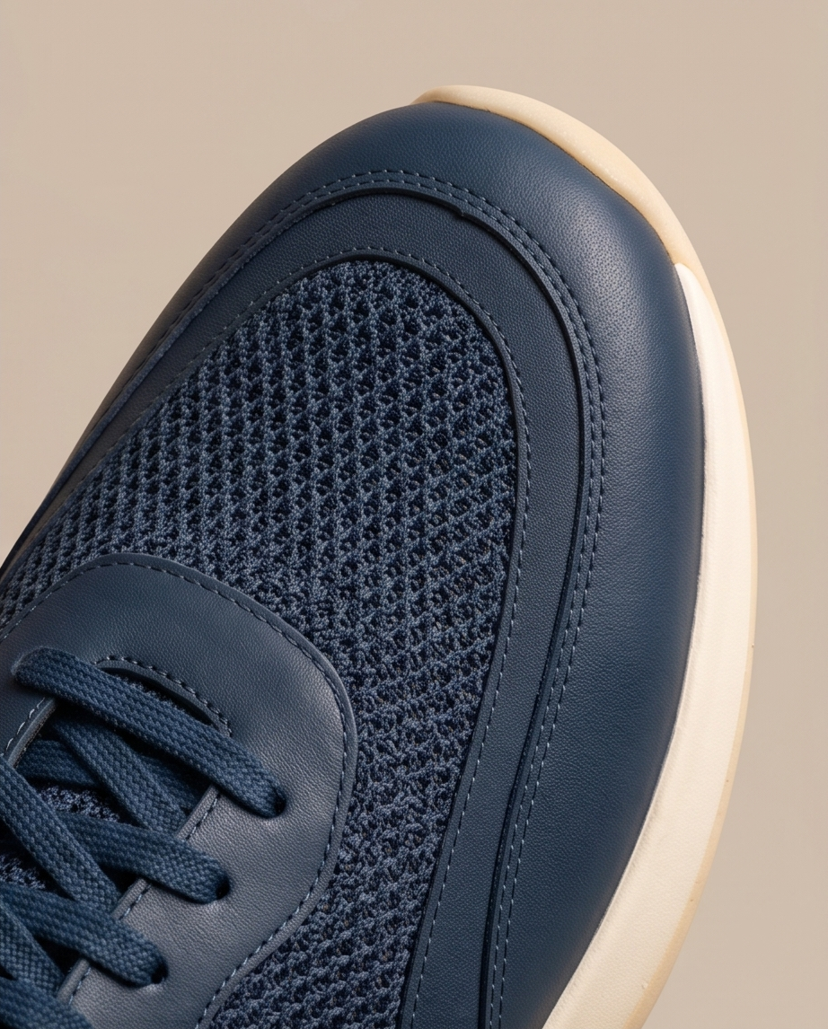 2H #25G Navy Triko Shoes