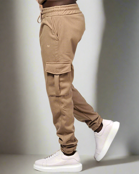 2H #6358 Dark Beige Jogging Pant