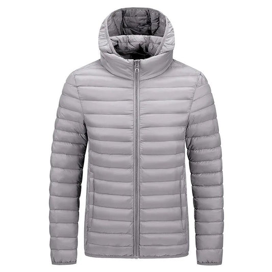 2H Gray Lightweight Puffer Jacket