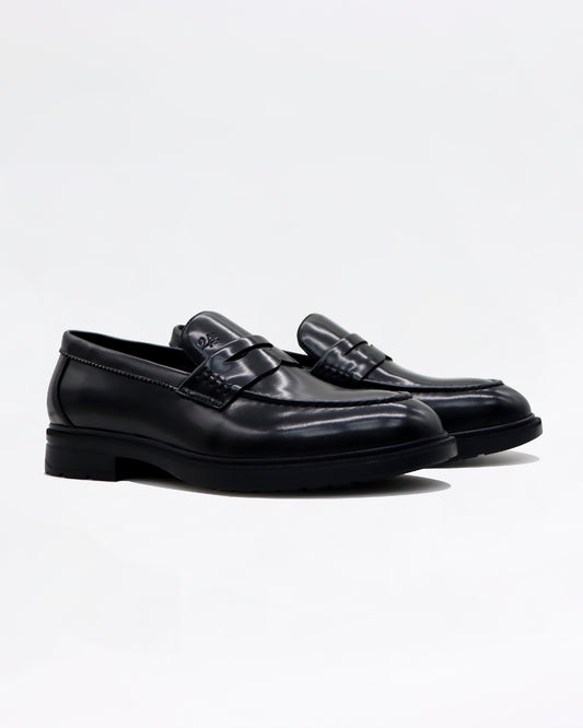 2H #1012 1001 1313 Black Formal shoes