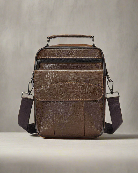 2H #6101 Genuine leather Shoulder messenger bag