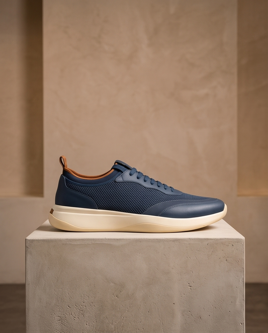 2H #25G Navy Triko Shoes