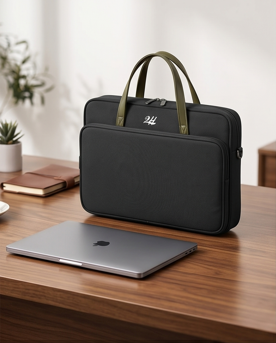 2H Black Laptop Bag