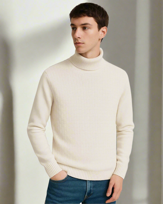 2H #462 Turtle Neck Knitted Sweater