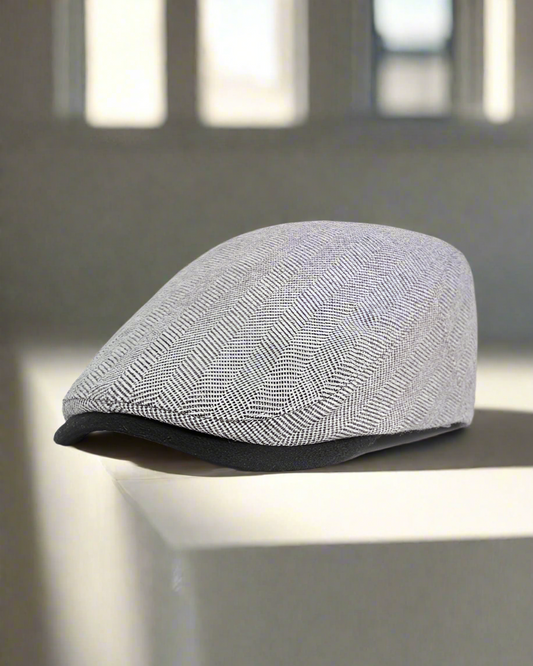 2H Light Gray Herringbone Cap
