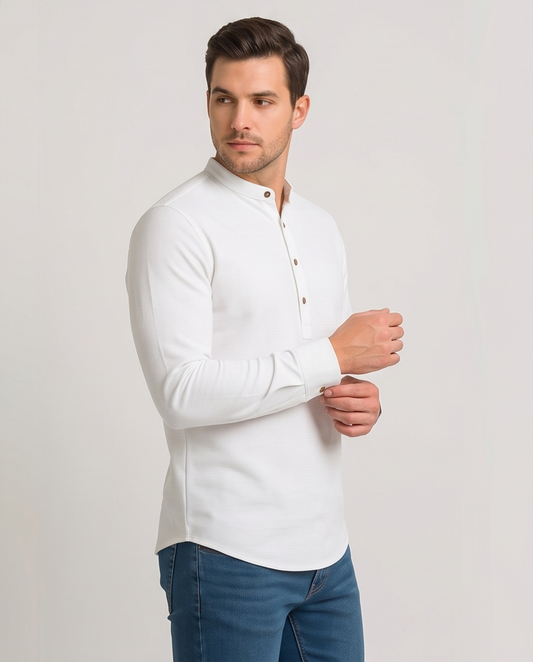 SALE! 2H White Three-Button Shirt