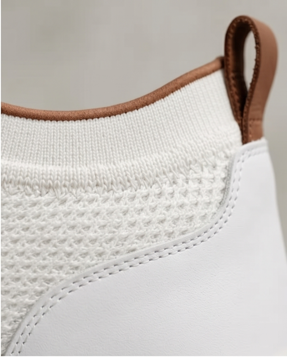2H #24G Off-White Triko Shoes