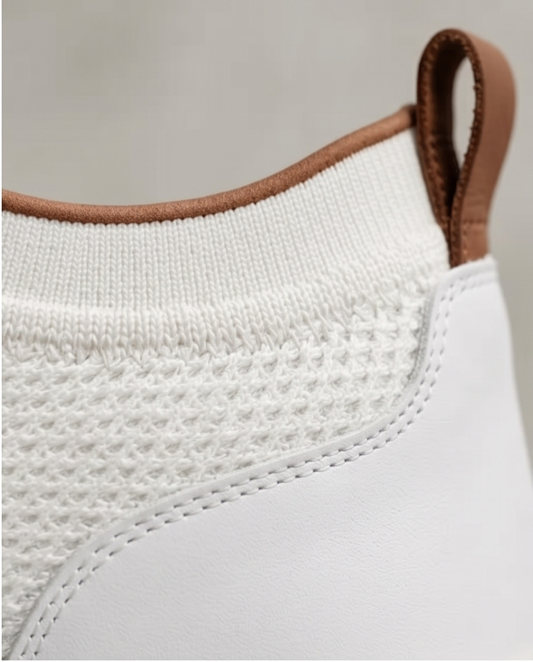 2H #24G Off-White Triko Shoes