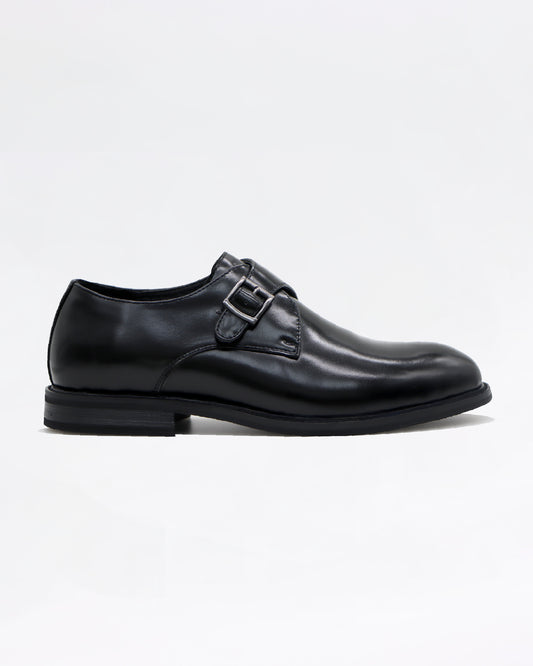 2H #2102 7001 1354 Black Formal shoes