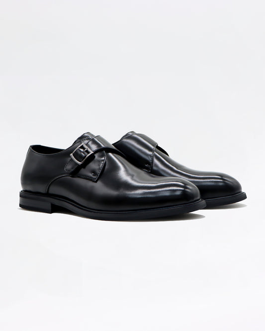 2H #2102 7001 1354 Black Formal shoes