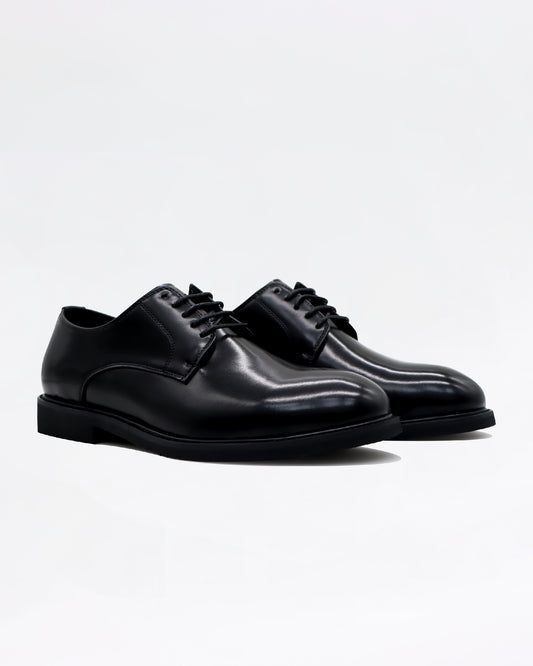 2H #2102 8003 1354 Black Formal shoes