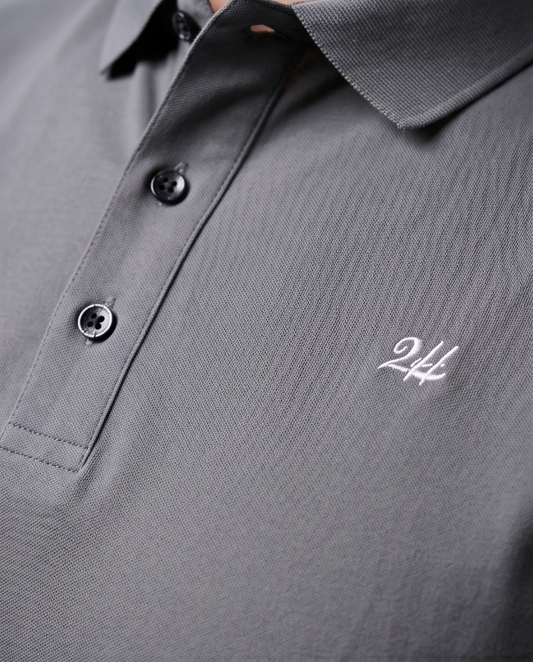2H #CX.231 Light Gray Polo T-shirt