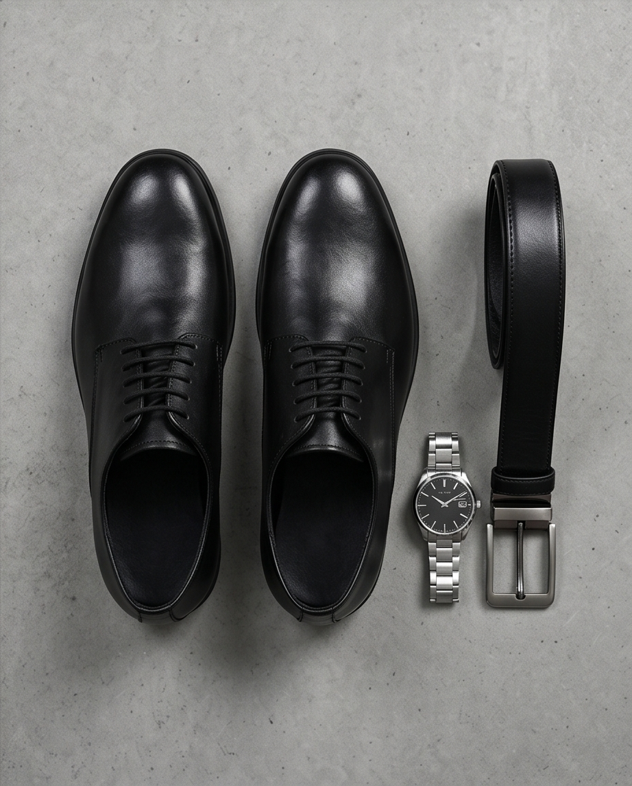 2H #03 Black Formal Shoes