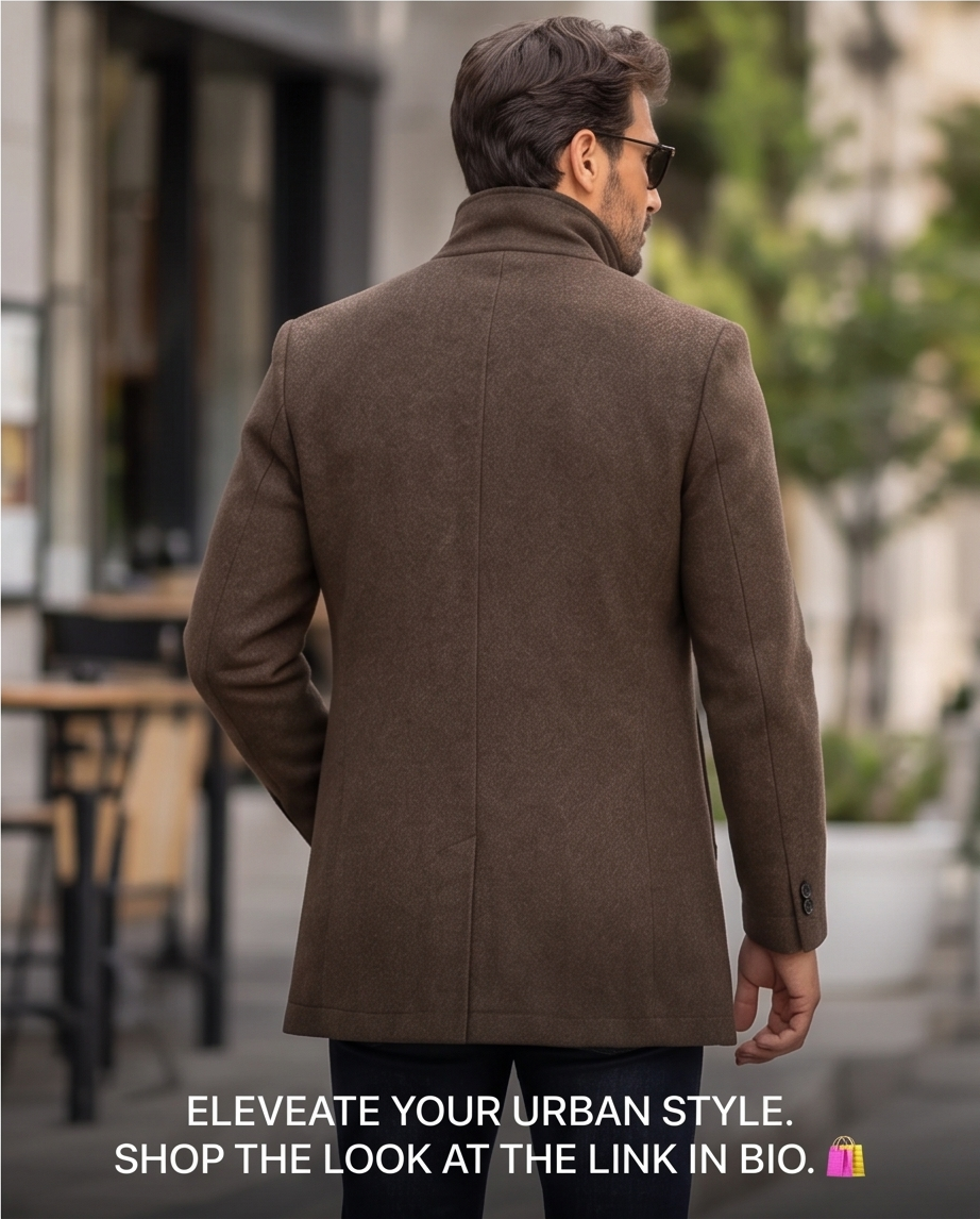 2H Brown Coat Jacket