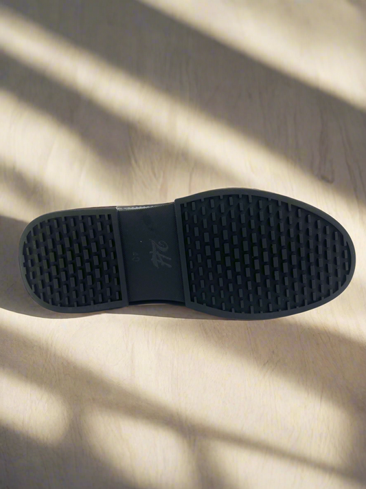 2H #E26249-85-515 Genuine Leather Navy Casual Shoes