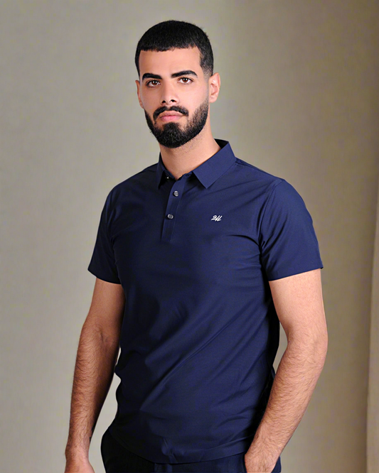 2H #CX151 Navy Polo T-shirt