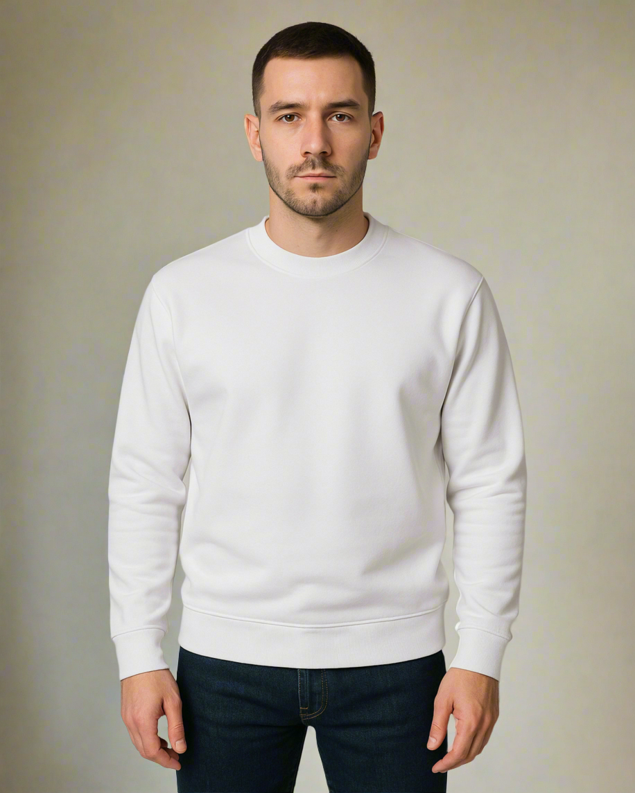 2H #0010 Oversize Round Neck Sweatshirt