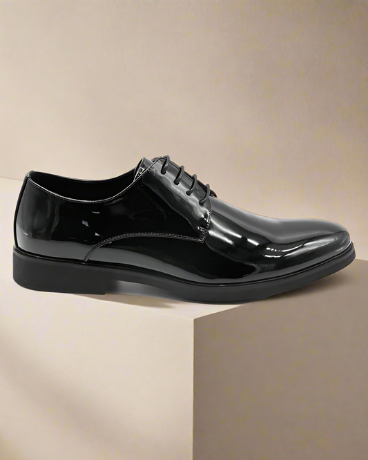 2H #110-100 Shining Black Classic Shoes