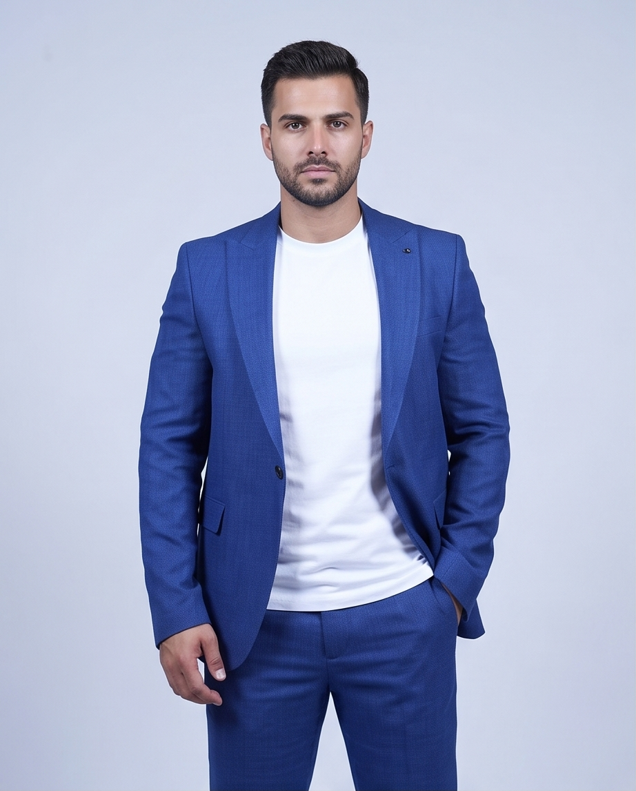 2H Gitane Casual Embossed Suit