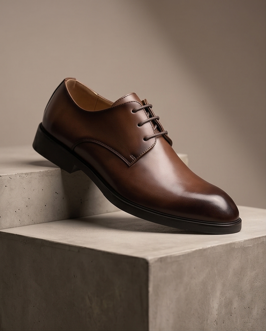 2H #110-100 Coffee Formal Shoes