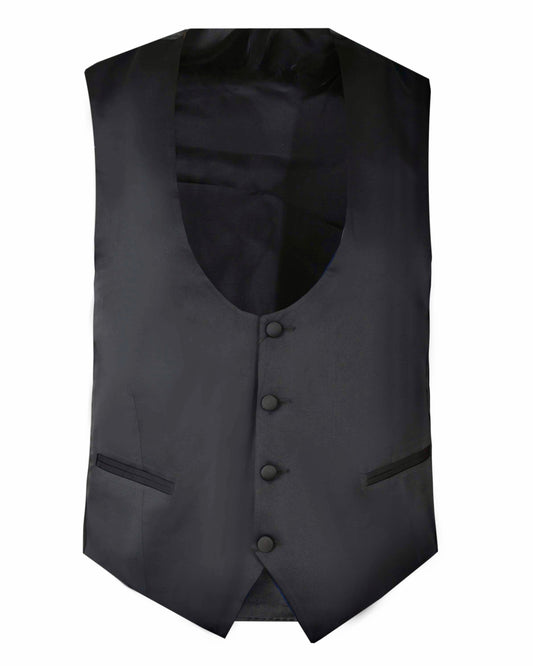 2H Black shiny Vest
