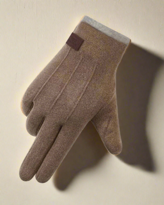 2H Beige Gloves