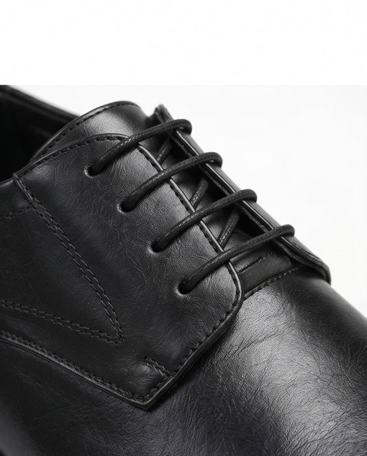 2H #01A Black Formal Shoes