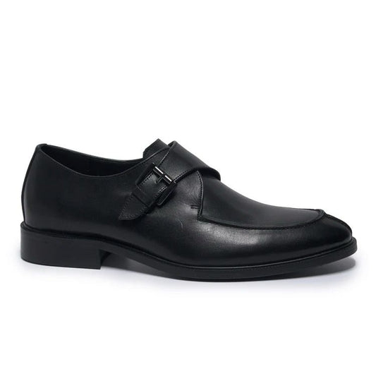 2H #H62044-8-565  Black Classic Shoes Genuine Leather