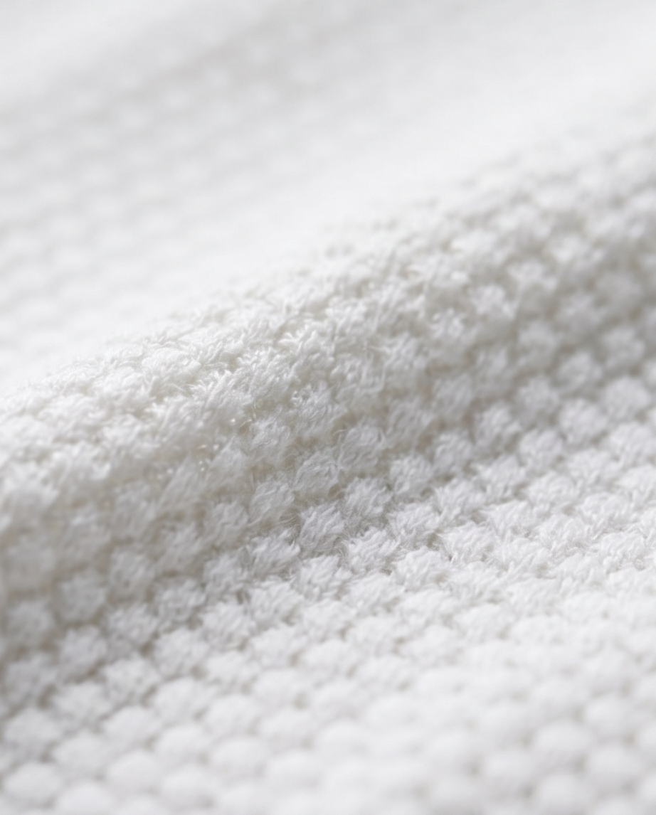 2H #454 White Knitted T-Shirt