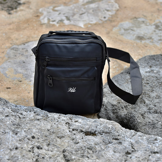 2H Black Waterproof Shoulder Bag