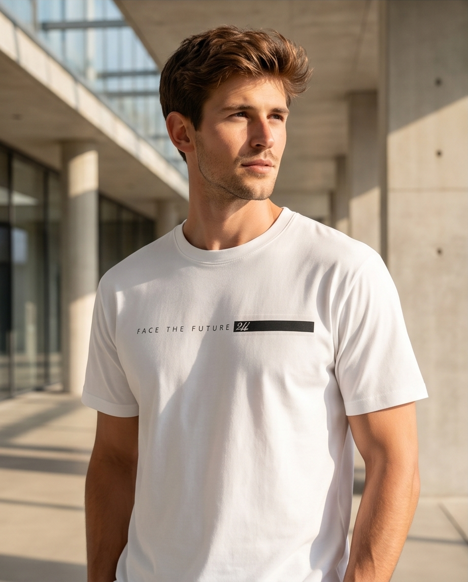 2H #0001-1 Printed T-shirt Regular Fit