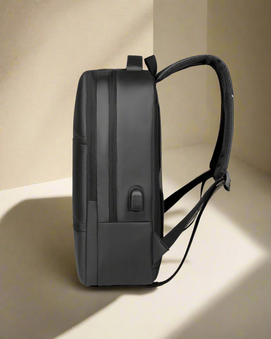 2H #2330 Black Duffle Back Bag