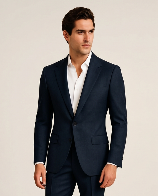 2H #1801 Navy Casual Suit
