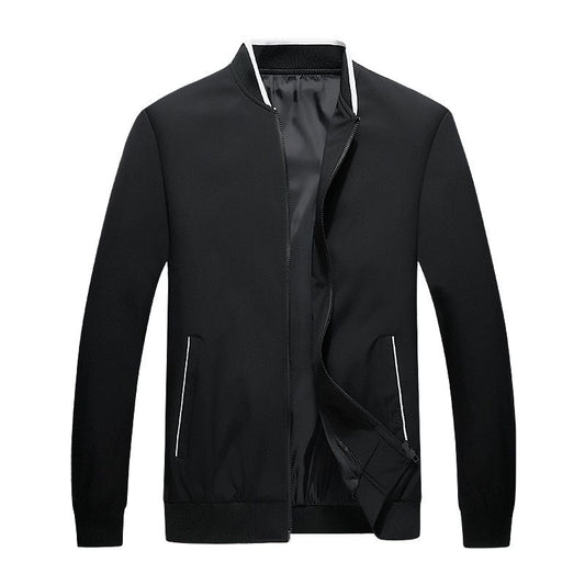 2H Black Lightweight Casual Jacket