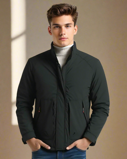 2H #88183 Black Casual Jacket