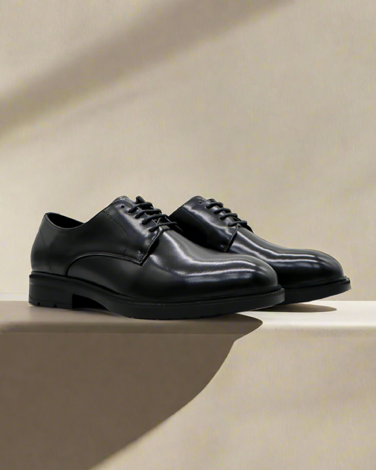2H #2102 6001 1354 Black Formal shoes