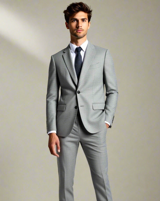 2H Gray Formal suit