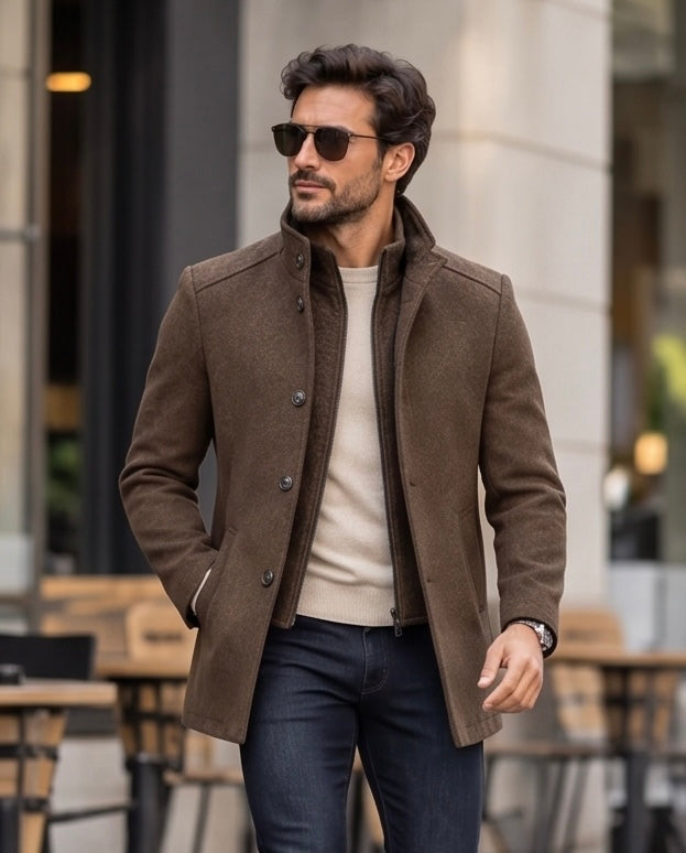 2H Brown Coat Jacket