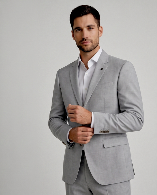 2H #002-3006-07 Gray Formal Suit