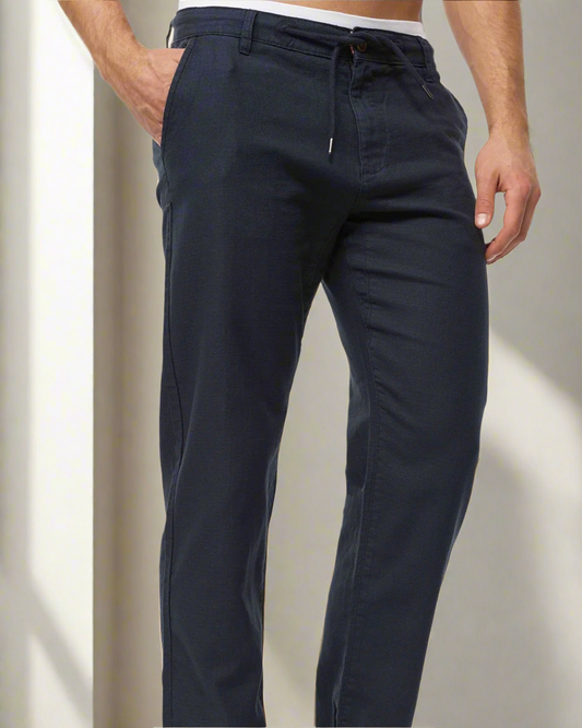 2H Navy Pant with rope