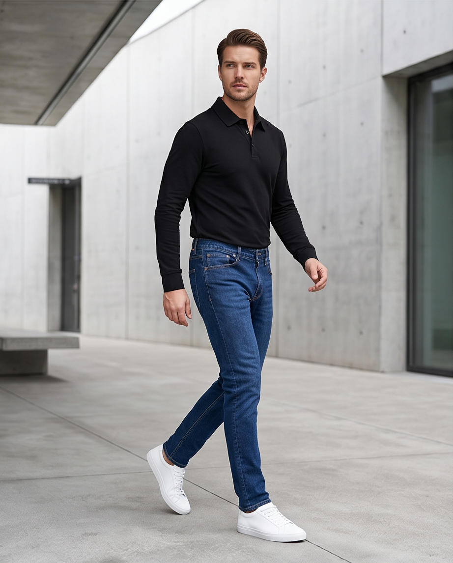2H #0006 Polo Sweater