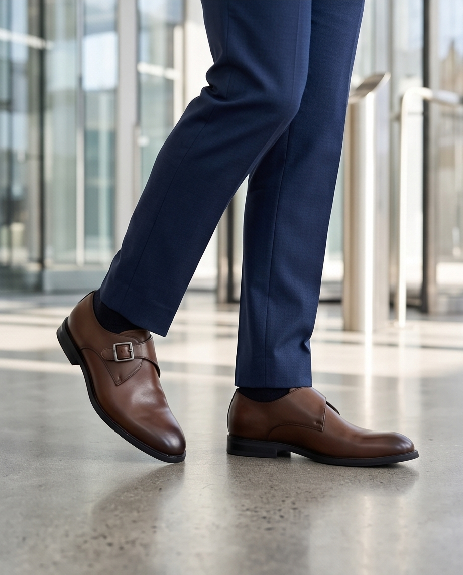 2H #2102 7001 1354 Brown Formal shoes